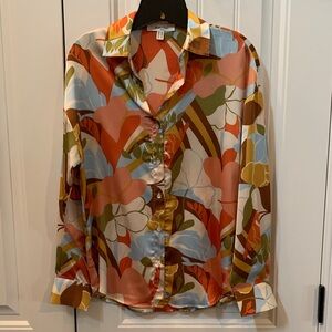 Vibrant Multicolor Women's Blouse XS